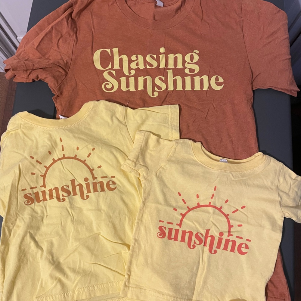 Mini and mine matching shirts